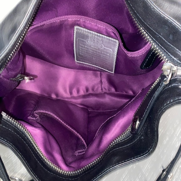 Coach Black Leather Shoulder Bag - Picture 8 of 9